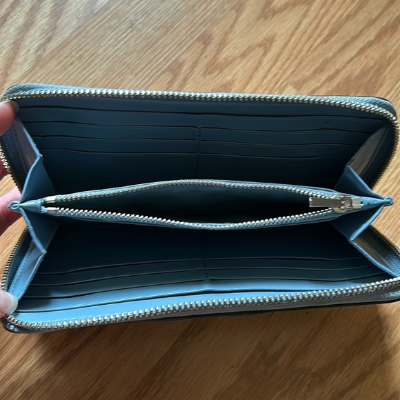 Coach Varsity Striped Zip Around Wallet - Picture 3 of 4